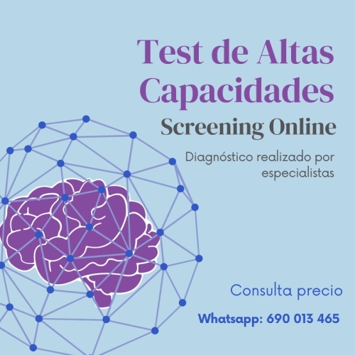 Test screening en Altas Capacidades online